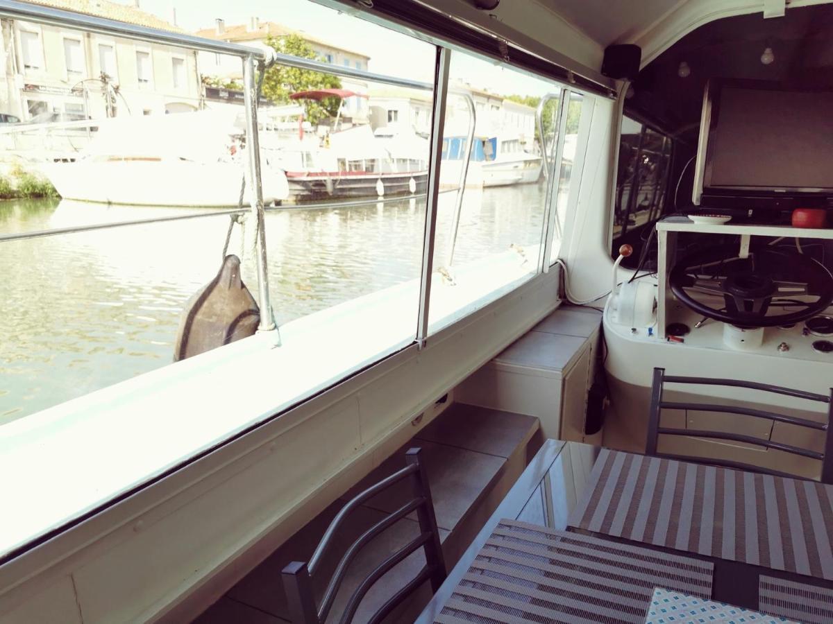 Hotel Bateau Bleu Entier 10m avec Terrasse à Beaucaire  Extérieur photo