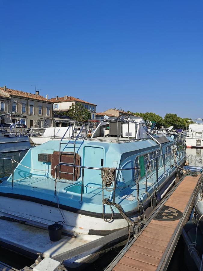 Hotel Bateau Bleu Entier 10m avec Terrasse à Beaucaire  Extérieur photo